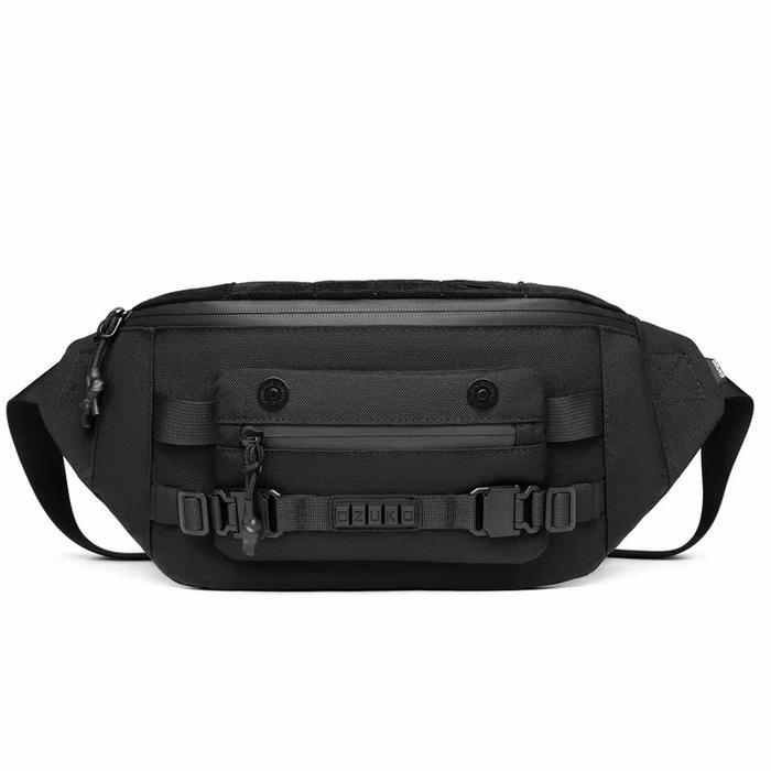 ORIGINAL OZUKO Waist Bag #9681 - Tas Selempang Pria Cowok Pinggang tas pinggang pria READY STOCK