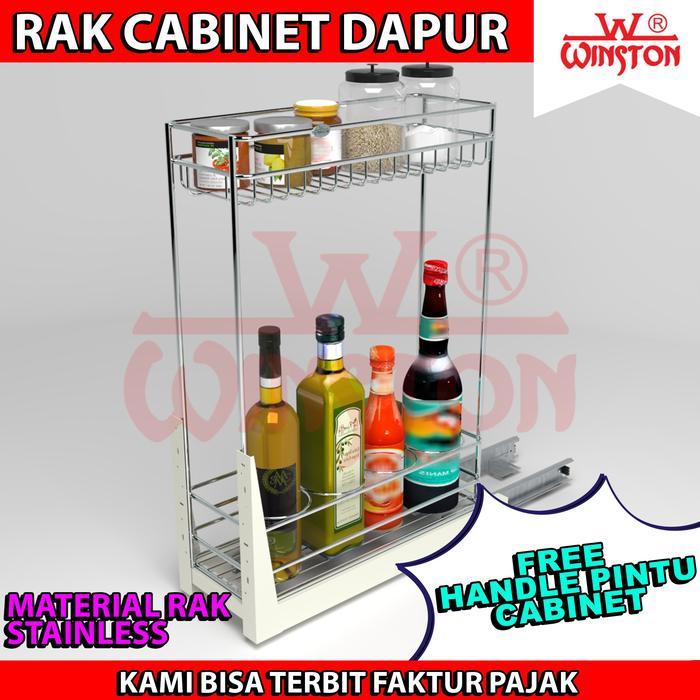 New Rak WW 023 G Piring Botol Stainless WINSTON - 23G Untuk Dapur