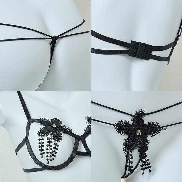 Sexy Underwear Lingerie Bodysuit Lingeries Dress Baju Trasnparan 008