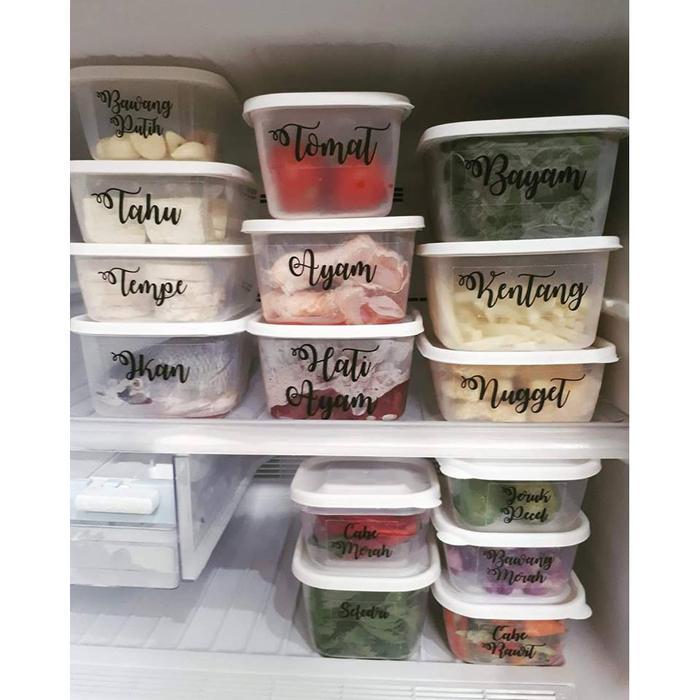 Toples Kulkas Set Calista Oita Putih Set Isi 10Pcs/ Toples Food Kontainer/Container Kulkas Set/