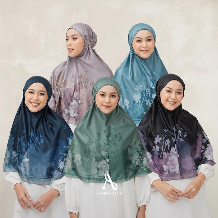 Sale Authentism Id Delara Khimar - Khimar Motif Silk Premium