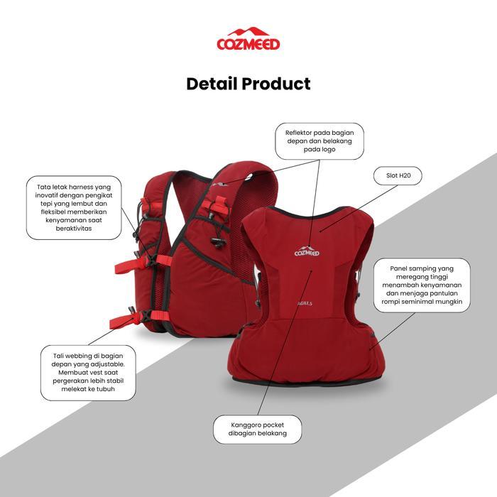 Vest Running Tas Running Hydropack Backpack Rompi Lari Ultralight Tas Sepeda Rompi Outdoor Tas