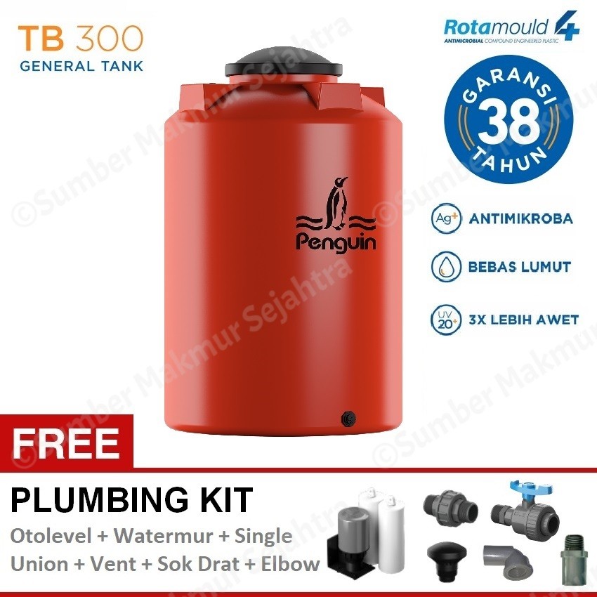 Penguin Toren / Tandon / Tangki Air 3100 Liter - TB 300