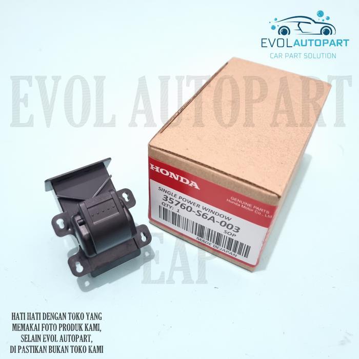 Ready Single Switch Power Window Anak Saklar CRV Gen 2 Stream 2002-2006