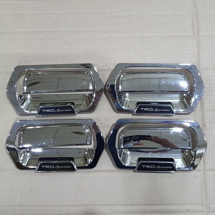 Paket Cover Handle Outer Mangkok Pintu Trd Chrome Agya Ayla Terbaru