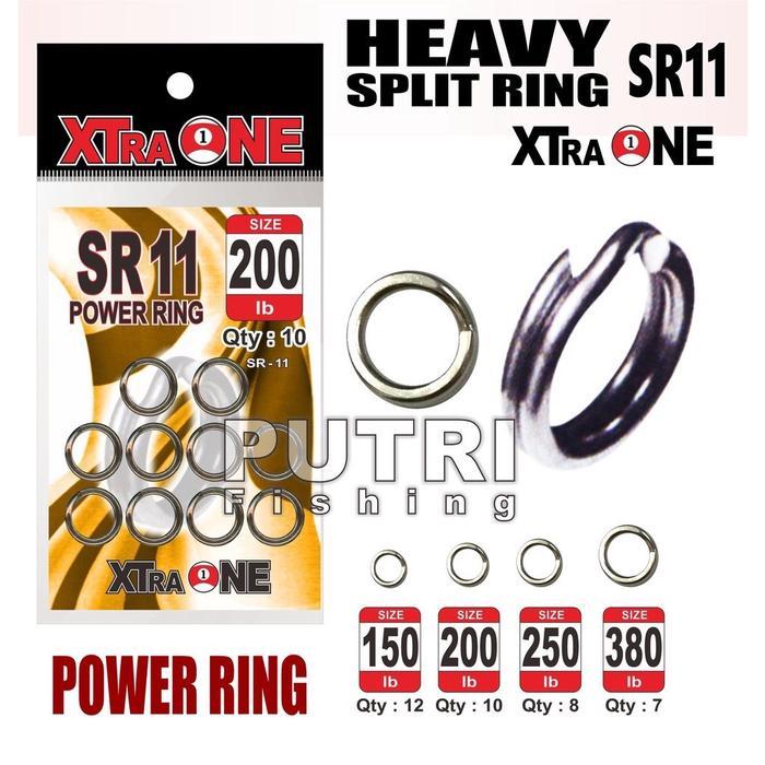 XTRA ONE HEAVY SPLIT RING SR11 - Spesifikasi 380 Lbs