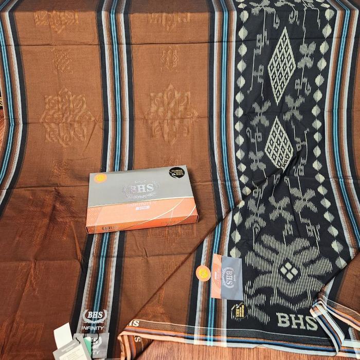 Sarung Bhs Infinity Silver & Cosmo Silver [Best Seller] Kain Berbahan Viscose Blend Di Tenun Dengan
