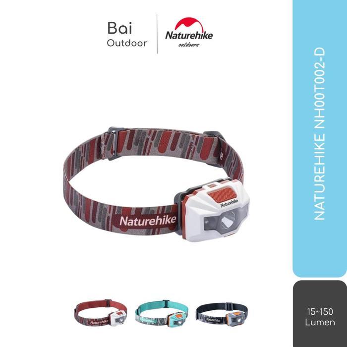 Aoki - Headlamp 150 Lumen Nh00T002-D Lampu Kepala Senter Camping
