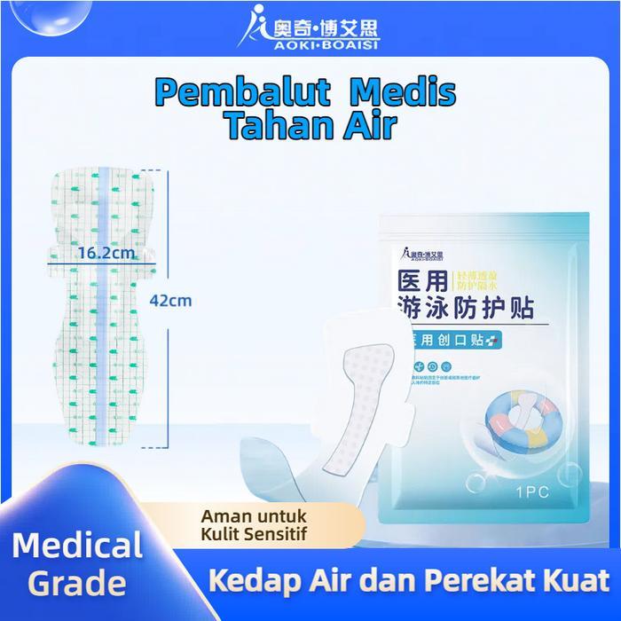 Sticker Pembalut Aksesoris Renang Pelindung Private Khusus Wanita Waterproof 5 pcs