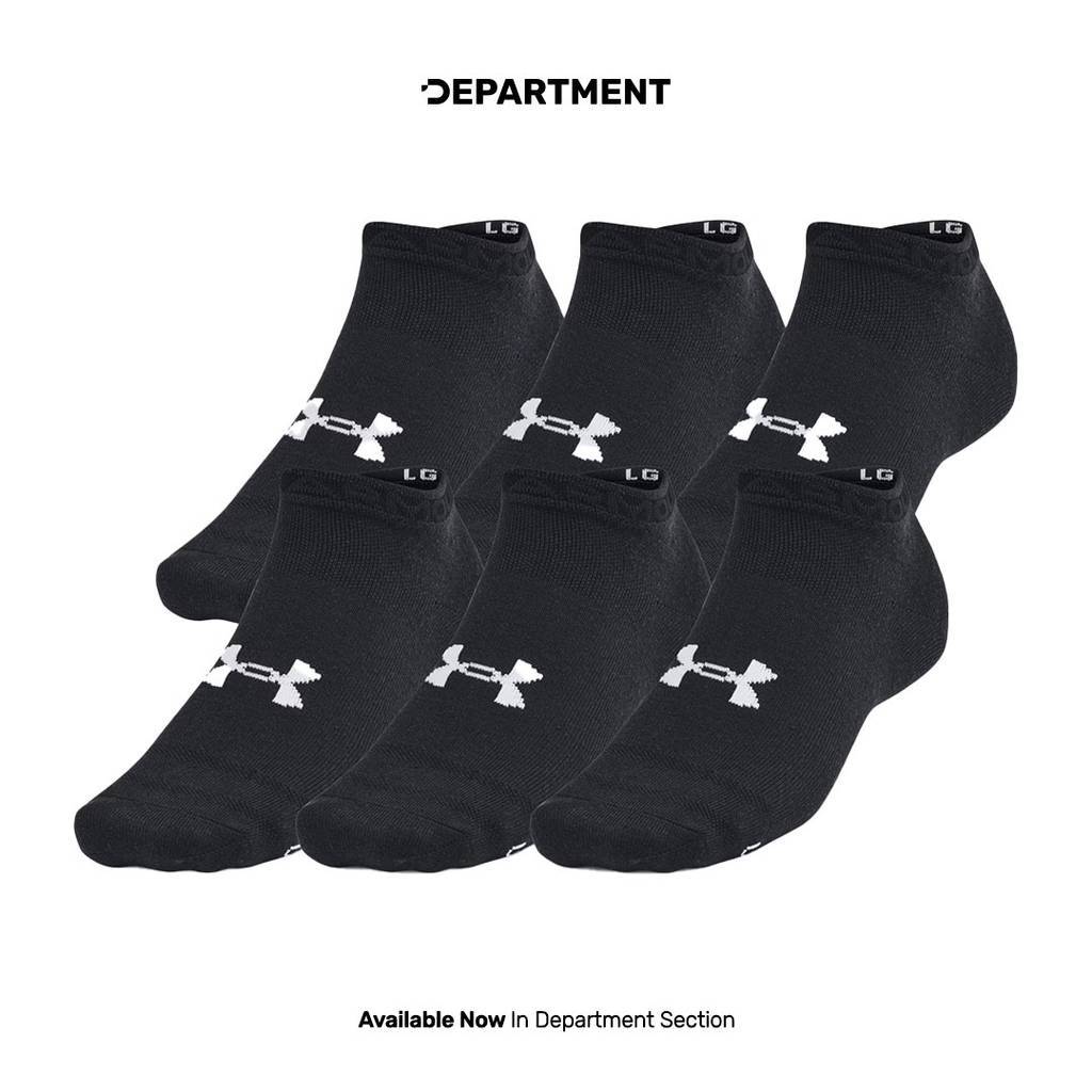 Kaos Kaki UNDER ARMOUR ESSENTIAL 6 PACK 1386239001 ORIGINAL