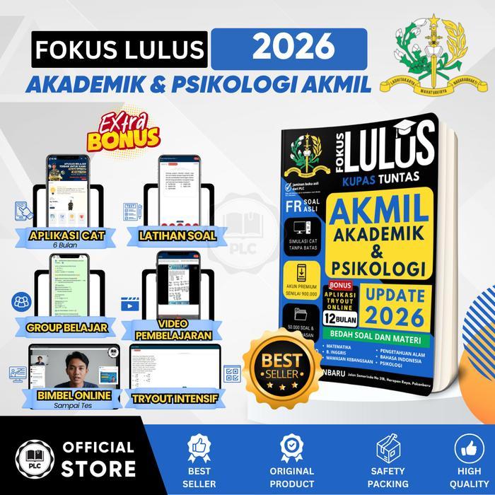 PLC - Buku TNI 2026 Tes Akmil Terupdate Paket Lengkap 2026 + Tryout Online Buku TNI POLRI 2026