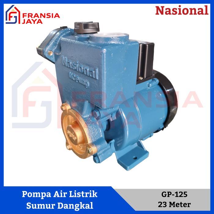 NASIONAL MESIN POMPA AIR GP 125 SUMUR DANGKAL MANUAL BERGARANSI