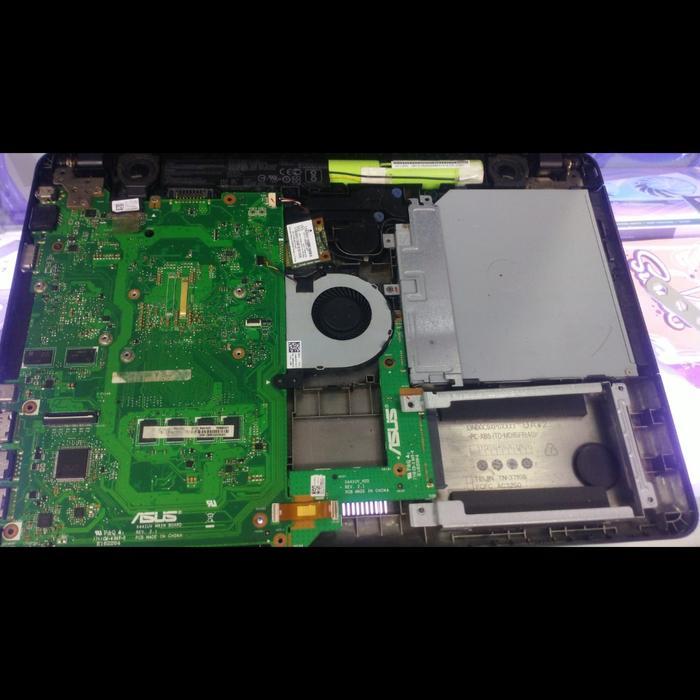 mobo Laptop Asus x441u nvidia matot bahan