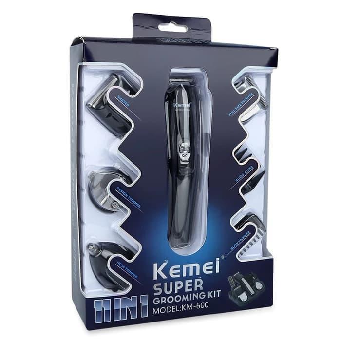 ALAT CUKUR KEMEI KM - 600 11 IN 1 - MESIN CUKUR ELEKTIK