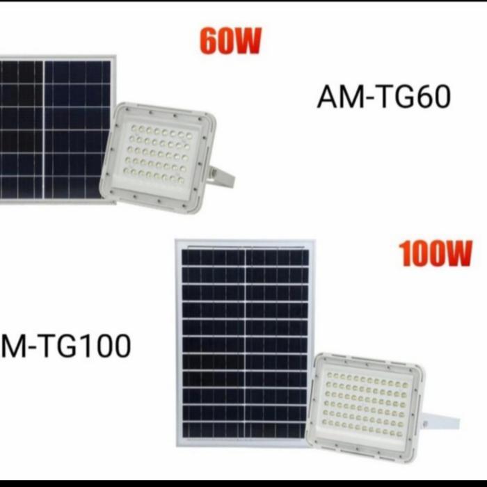 lampu led solar matahari 100w 100watt 100 watt led solar matahari