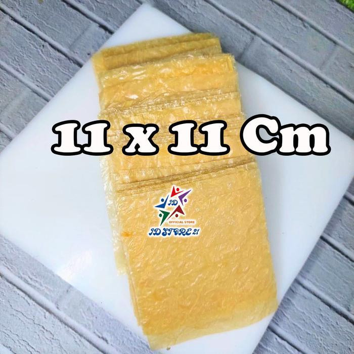 "New" Kulit Tahu KOTAK untuk Dimsum Lumpia Ekado kekian hekeng HALAL