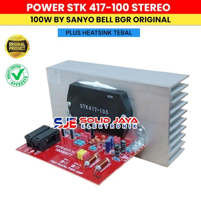 Kit Power Stk 417-100 Stereo 100W Sanyoo Amplifier Stk417 100 W Watt Stk463 Stk465 463 465 140W