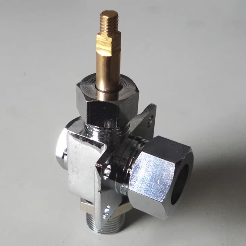 CORK WATER LEVEL GAUGE 3 BRANCH GLASS TUBE ELBOW STEAM GENERATOR BOILER WATER LEVEL ELBOW WATER