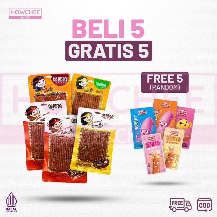 [Halal] Howecheesnack - Wulama Buy 5 Get 5 Free Latiao Wulama Gluten Latiao Snack A Vegetarian Food