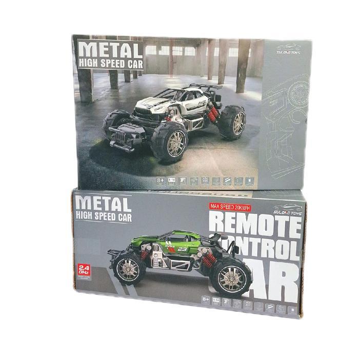 New [Capt] Mainan Anak Rc Mobil Off Road Bahan Metal Ban Karet Lentur - Rc Metal High Speed