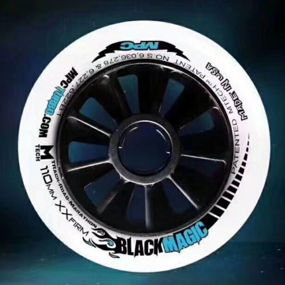 MPC Black Magic Wheels SRC XXFirm XFirm Firm 110/100/90mm Marathon Racing Tires For Inline Speed