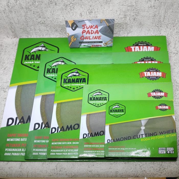 Mata Pisau Potong Batu Akik Batu Alam Kanaya Original