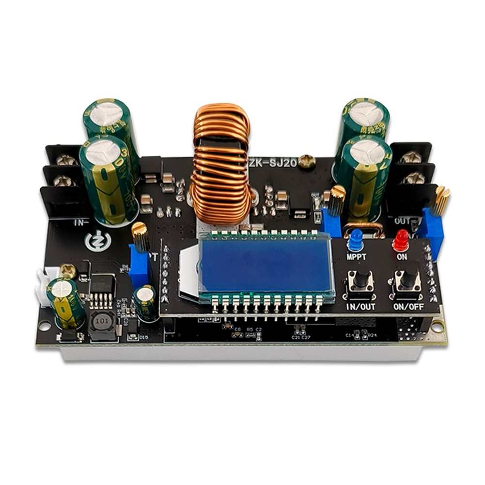 ZK-SJ20 Automatic Step Up Down Module MPPT Buck Boost Converter Power Supply Module Adjustable Board