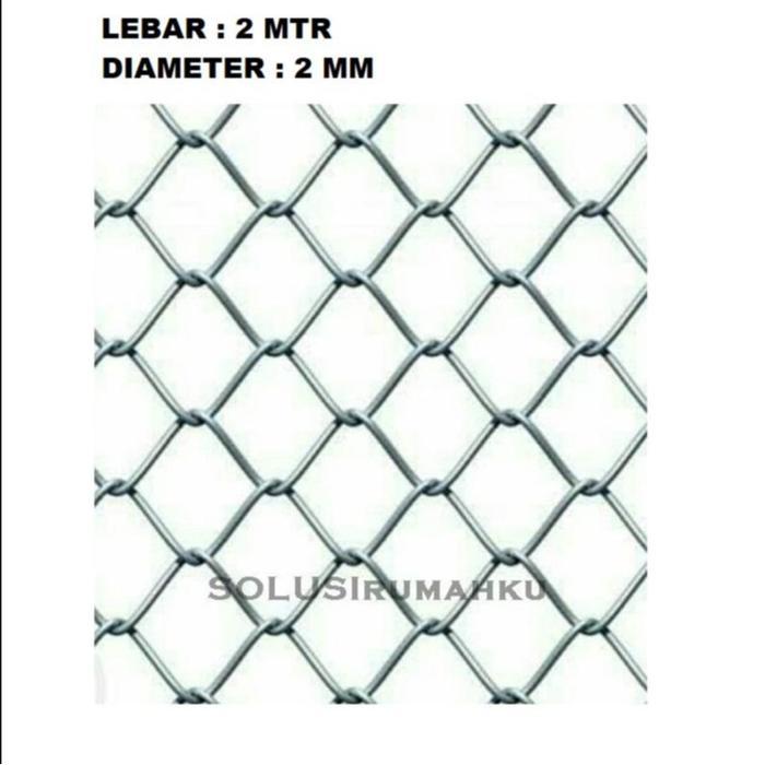 Sale Tebal Per Meter Kawat Harmonika Tinggi 2 Meter X Tebal Kawat 2 Mm / Ram Wajik Pagar Kandang