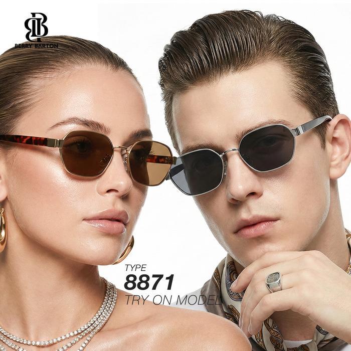 BERRYBARTON KACAMATA GEOMETRIC MODERN SUNGLASSES FASHION POLARIZED ZY 8871