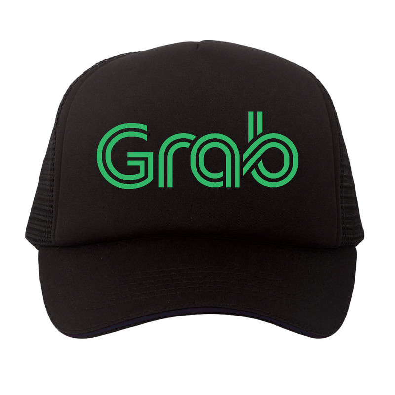 Topi Trucker Grab logo