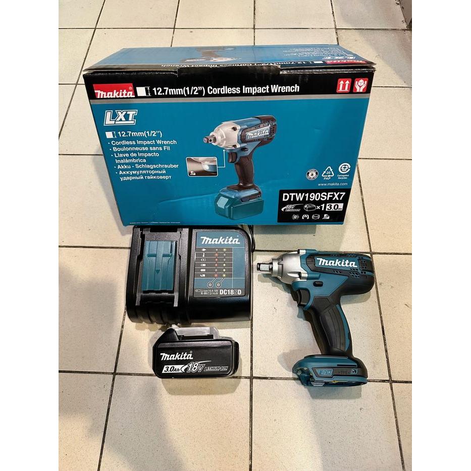 Mesin Impact Wrench Makita Dtw190Sfx7 18V