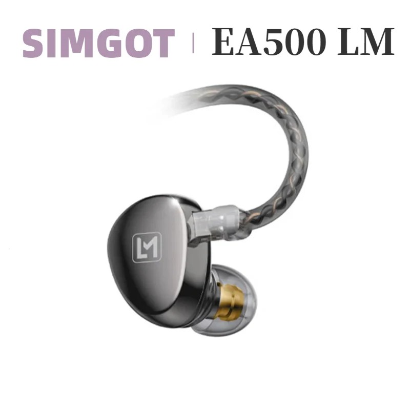 SIMGOT EA500 LM Earphones The 2nd Generation Of Dual-Magnet & Dual-Cavity Lithium-Magnesium