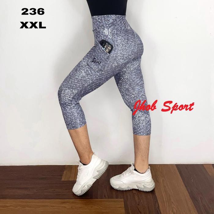 Eiger Aoki Adventure 236 Legging Pendek /Celana Legging Big Size/Legging Olahraga /Celana Olahraga