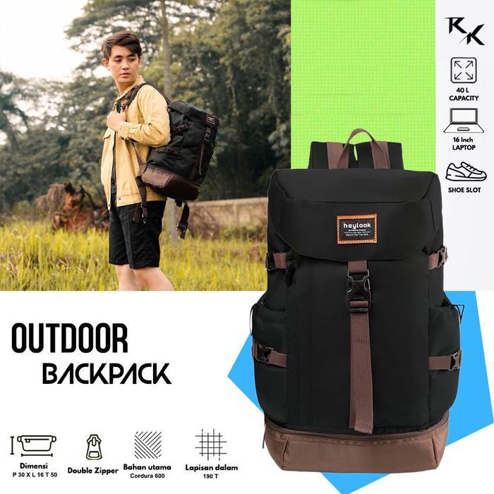 Eiger Aoki Adventure Tas Ransel Backpack Punggung Besar Pria Wanita Outdoor Traveling