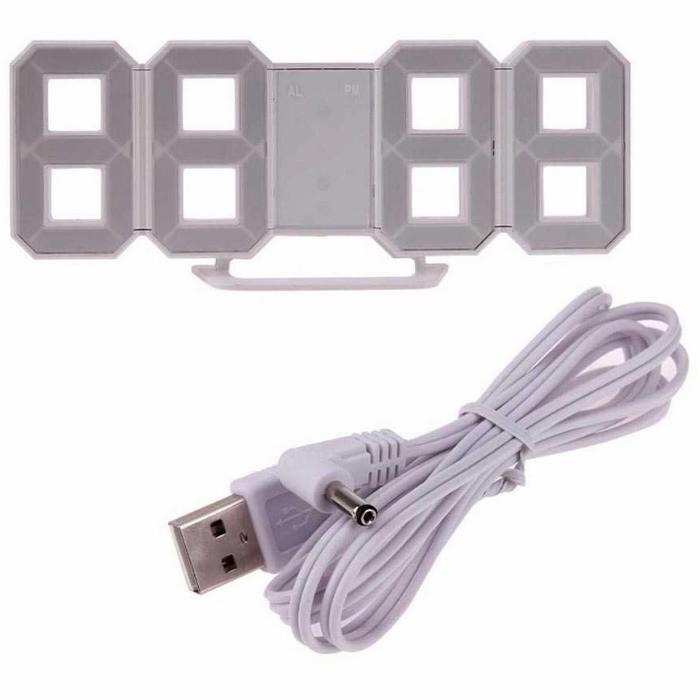 Jam meja LED digital clock / jam digital meja kantor / jam digital LED