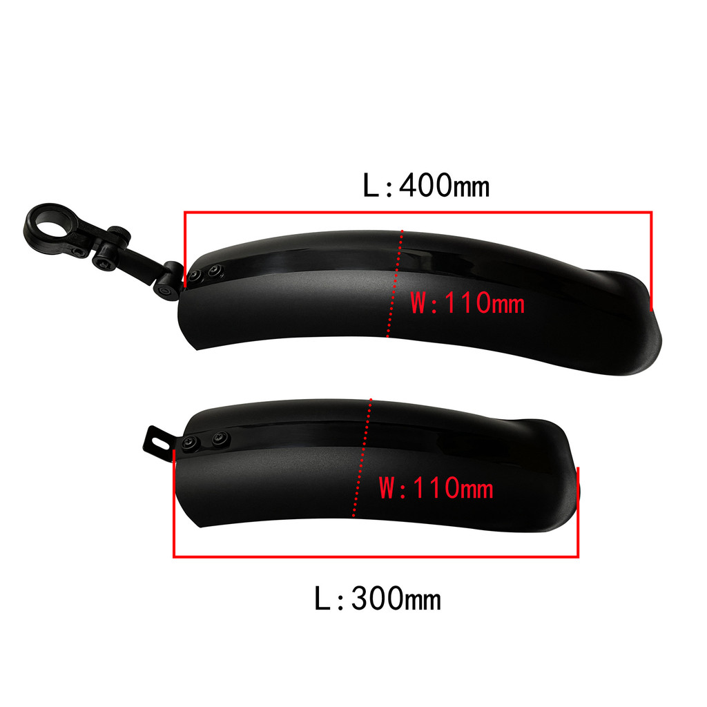 Snow Bike Mudguard Beach Bike Fender 26Inch 20 Inch 20x4.0 26x4.0 20Inch Fat Bicycle 4.0 Wing Wide