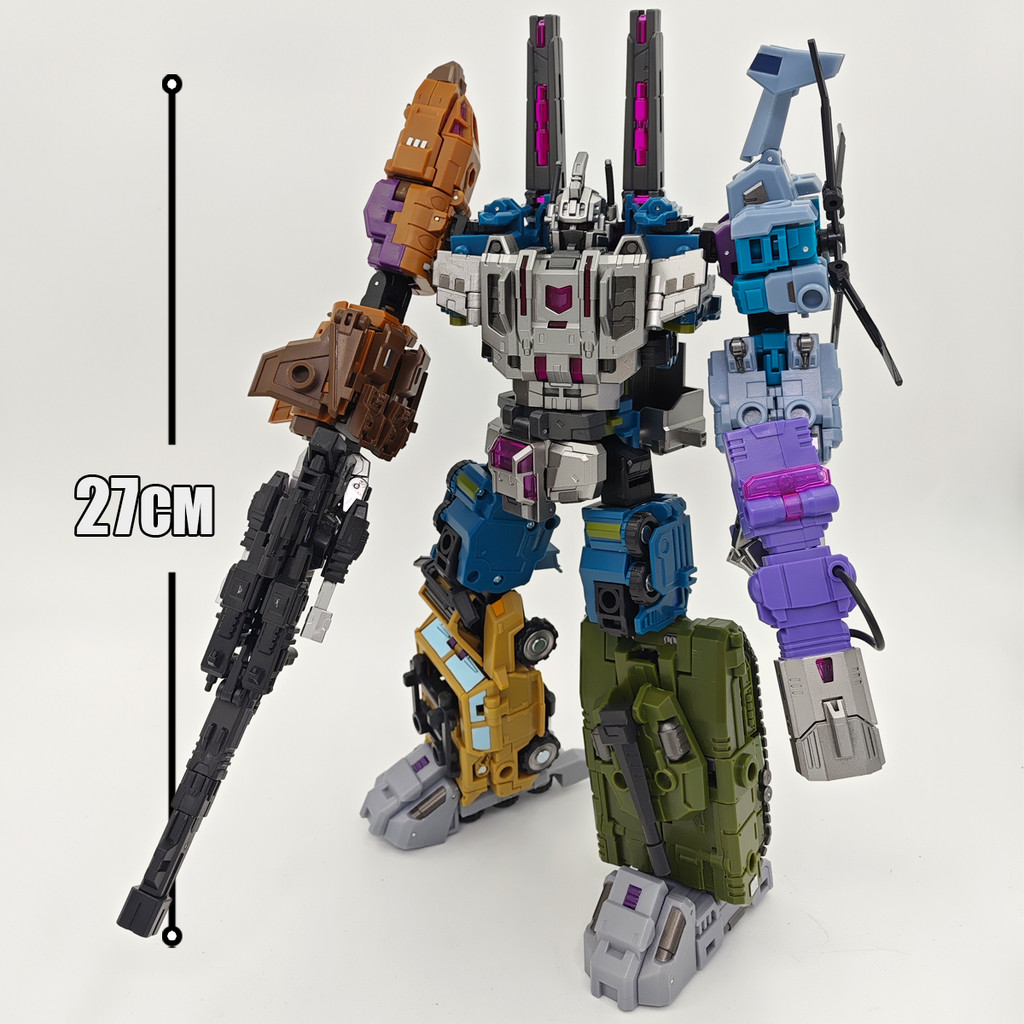 PocketToys Transformation Bruticus 5 in 1 PT05 PT-05 Combo G1 Battle Titan 27cm Action Figure Toy