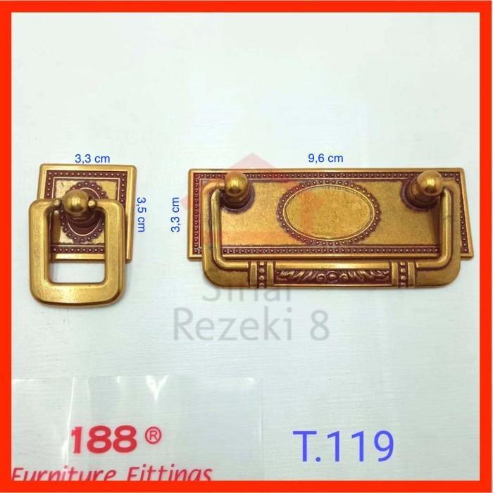 Tarikan Laci 119 Antik Handle Pintu Lemari Kotak Knob Kuningan Vintage .