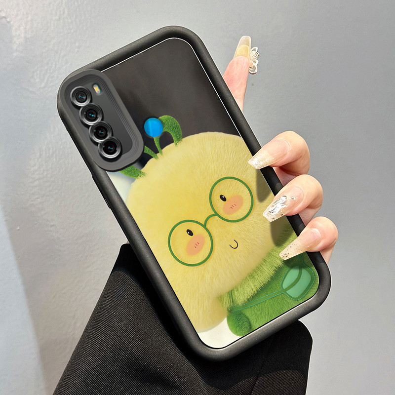 Casing Hp Xiaomi Redmi Note 8 Redmi Note 8T Redmi Note 8 Pro Case Casing Kacamata plush kartun Pola 