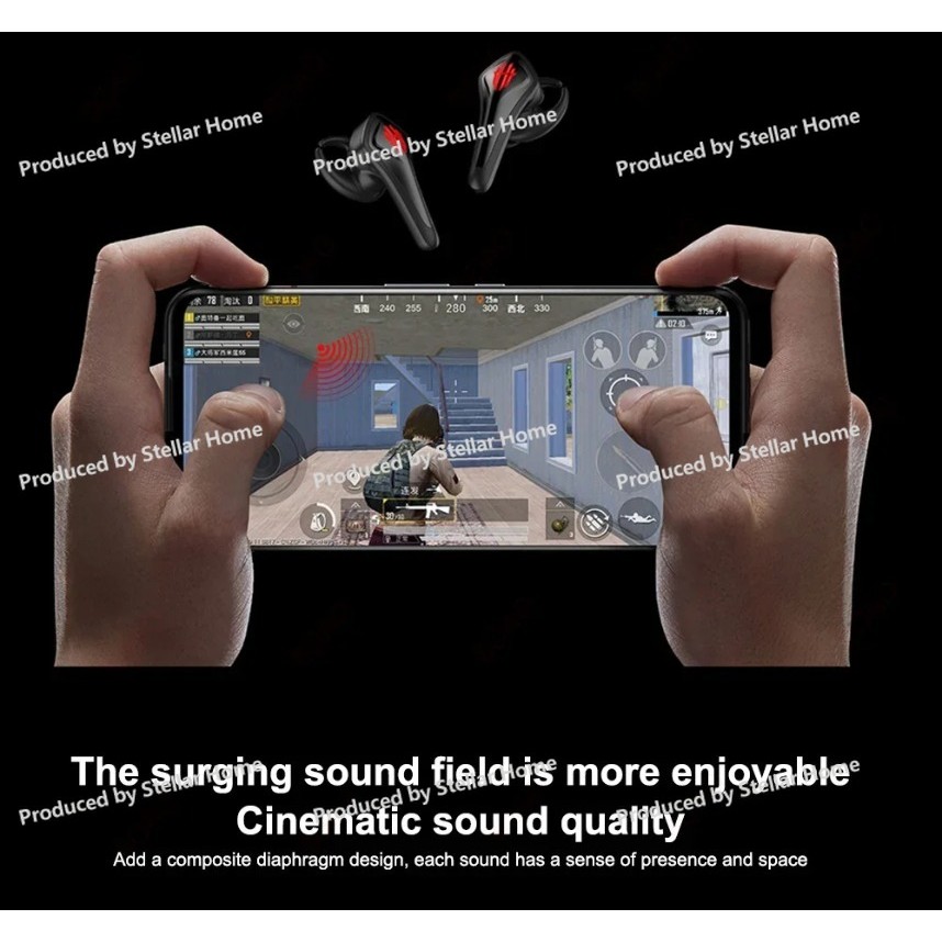 Used/New RedMagic Red Magic TWS Gaming Earphone for Nubia RedMagic 7 7Pro 5G Wireless Redmagic