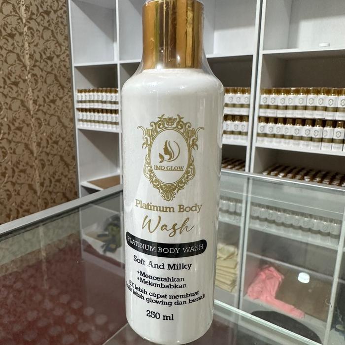 Body wash platinum sabun cair new Imd Glow Mencerahkan Soap Mandi