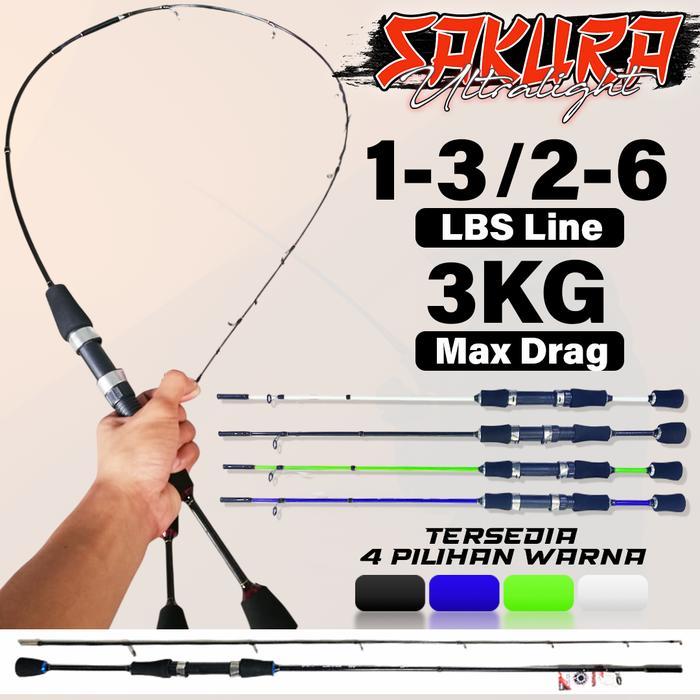 Joran Pancing Ultralight Sakura Pancing Mancing