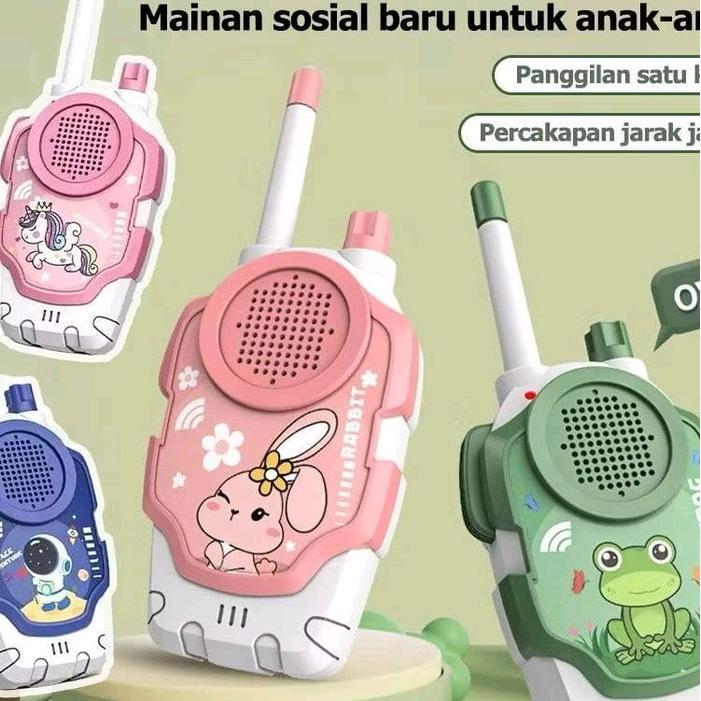 Mainan Anak Edukasi Handy Talky Mainan Edukasi Walkie Talkie Jarak Jauh / Walkie Talkie Anak Suara