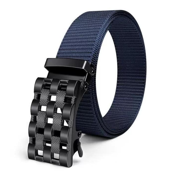 CK01 IKAT PINGGANG PRIA GESPER MODEL REL SABUK NYLON CANVAS