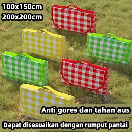 Terlaris [Menebal] perlengkapan piknik aesthetic tikar piknik waterproof piknik