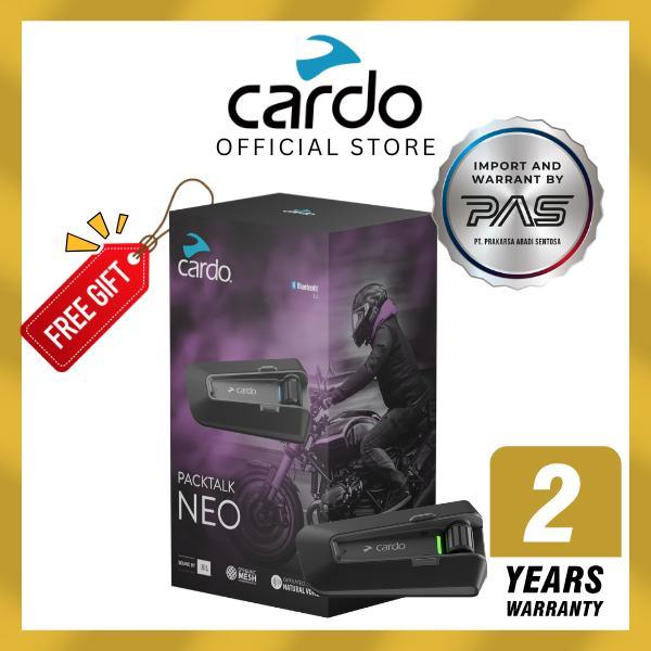 Promo Cardo Packtalk Neo Single Intercom Helm Motor Mesh Bluetooth Waterproof Ip67