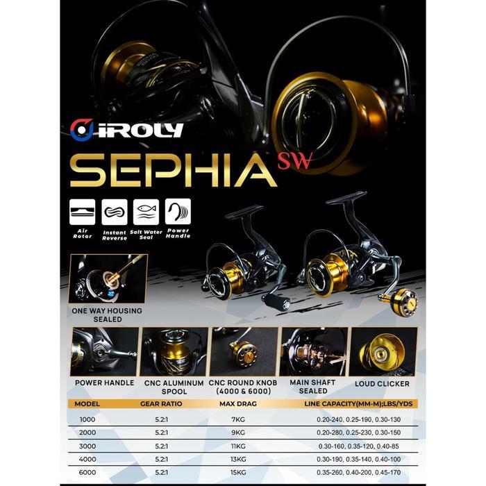 New Reel Iroly Sephia 2000 Sw
