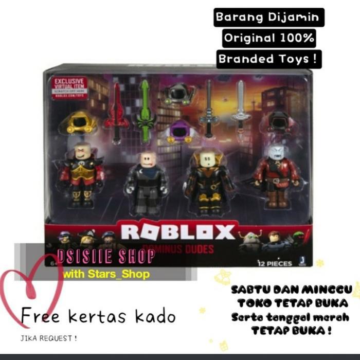 Roblox Dominus Dudes Pack Original / Mainan Figure Anak