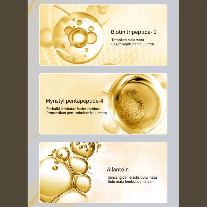 LYDIMOON serum bulu mata dan alis obat penumbuh alis s alis dan garis rambut, membangkitkan folikel