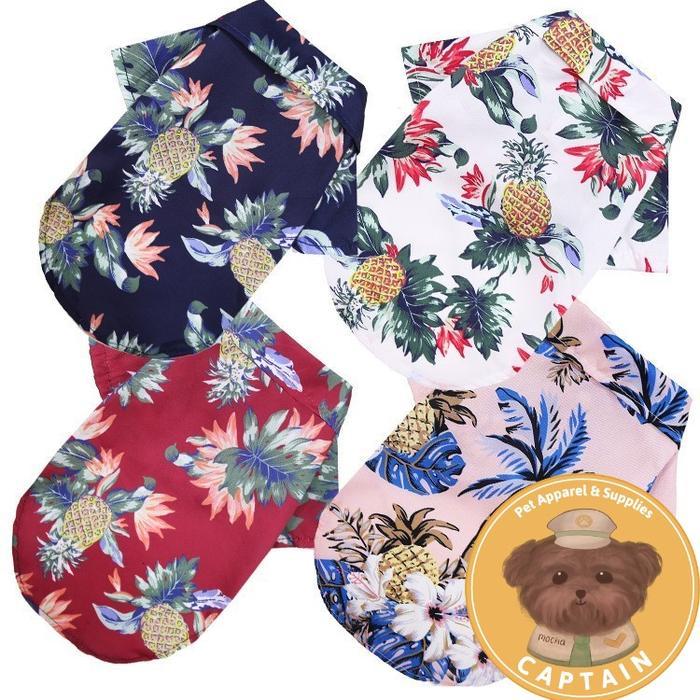 Baju Anjing Murah Lucu - Baju Untuk Anjing - Baju Pantai Hawaii
